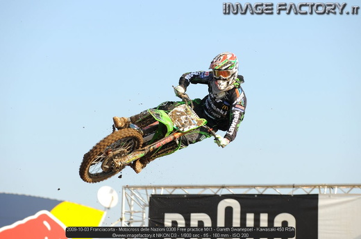2009-10-03 Franciacorta - Motocross delle Nazioni 0306 Free practice MX1 - Gareth Swanepoel - Kawasaki 450 RSA